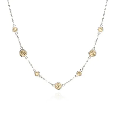 Anna Beck Gold Details Classic Station Necklace 16"-18"