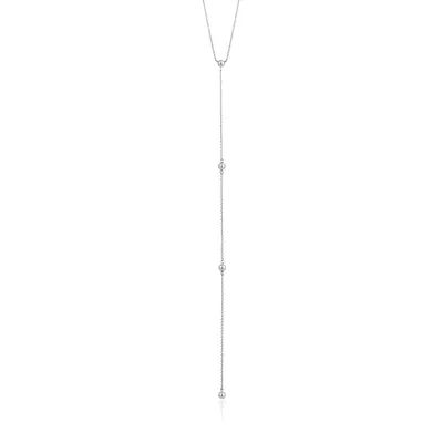 ANIA HAIE MODERN MINIMALISM Y NECKLACE STERLING SILVER