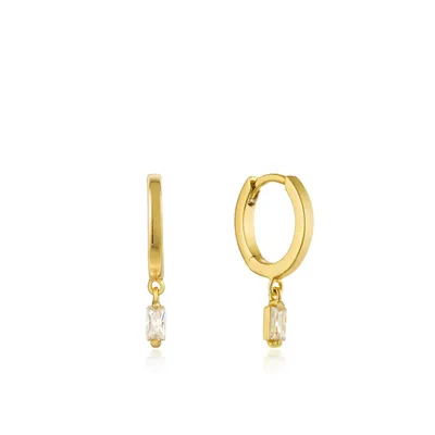 Ania Haie Gold Glow Huggie Hoops