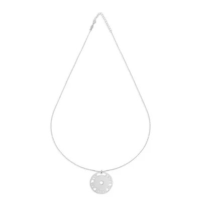 Kurshuni Silver All We Need Is Love Necklace
