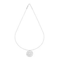 Kurshuni Silver All We Need Is Love Necklace