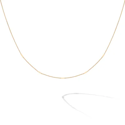 Birks Iconic 18K Yellow Gold Rosee Du Matin Stations Necklace