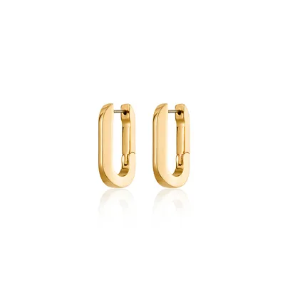 Jenny Bird Gold U Link Earrings