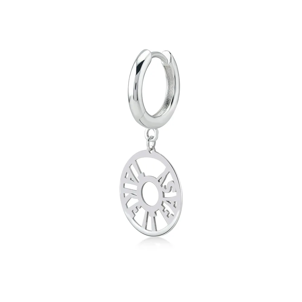 Kurshuni Silver Take It Easy Single Earring