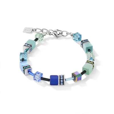 Coeur De Lion Blue Green Geocube Bracelet