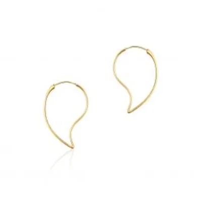 Birks 18K Yellow Gold Petale Small Hoop Earrings