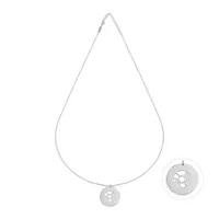 Kurshuni Silver I Feel Good Necklace