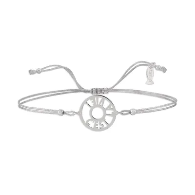Kurshuni Silver C'est La Vie! String Bracelet