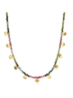 Satya Gold Tourmaline Moon Choker Necklace