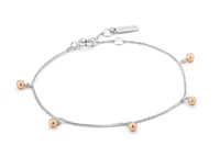 Ania Haie Silver Orbit Drop Balls Bracelet