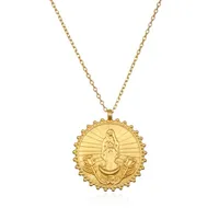 Satya Gold Lady of Guadelupe Necklace