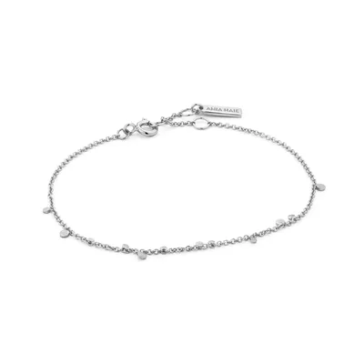 Aian Haie Silver Geometry Mixed Disc Bracelet