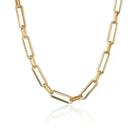 JENNY BIRD GOLD RAHNI RIBBED NECKLACE