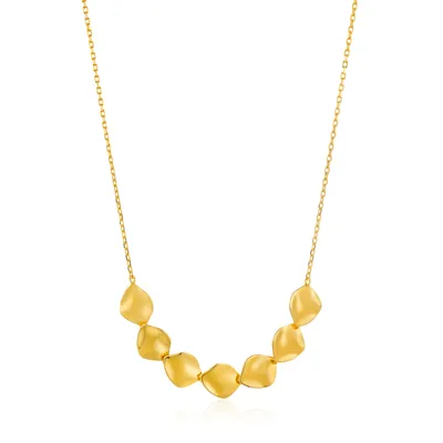 Ania Haie Gold Crush Multiple Disc Necklace