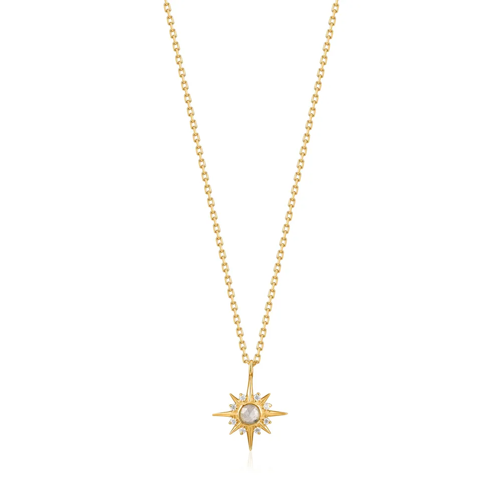 Ania Haie Gold Midnight Star Necklace