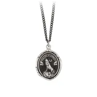 Pyrrha Silver 'Struggle And Emerge' Necklace