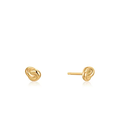 Ania Haie Gold Knot Studs