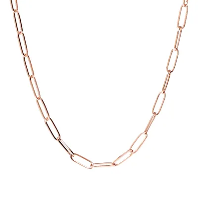 Bronzallure Lightweight Forzatina Chain Necklace