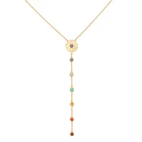 Satya Sacred Sequence Chakra Lariat Necklace