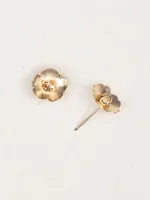 Holly Yashi Gold 'Viola' Post Earrings