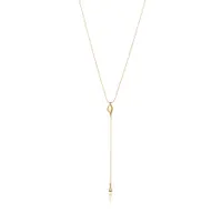 Jenny Bird Gold 'Constance' Lariat Necklace