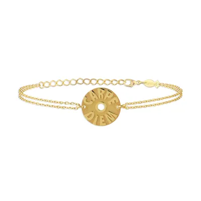 Kurshuni Gold Carpe Diem Bracelet