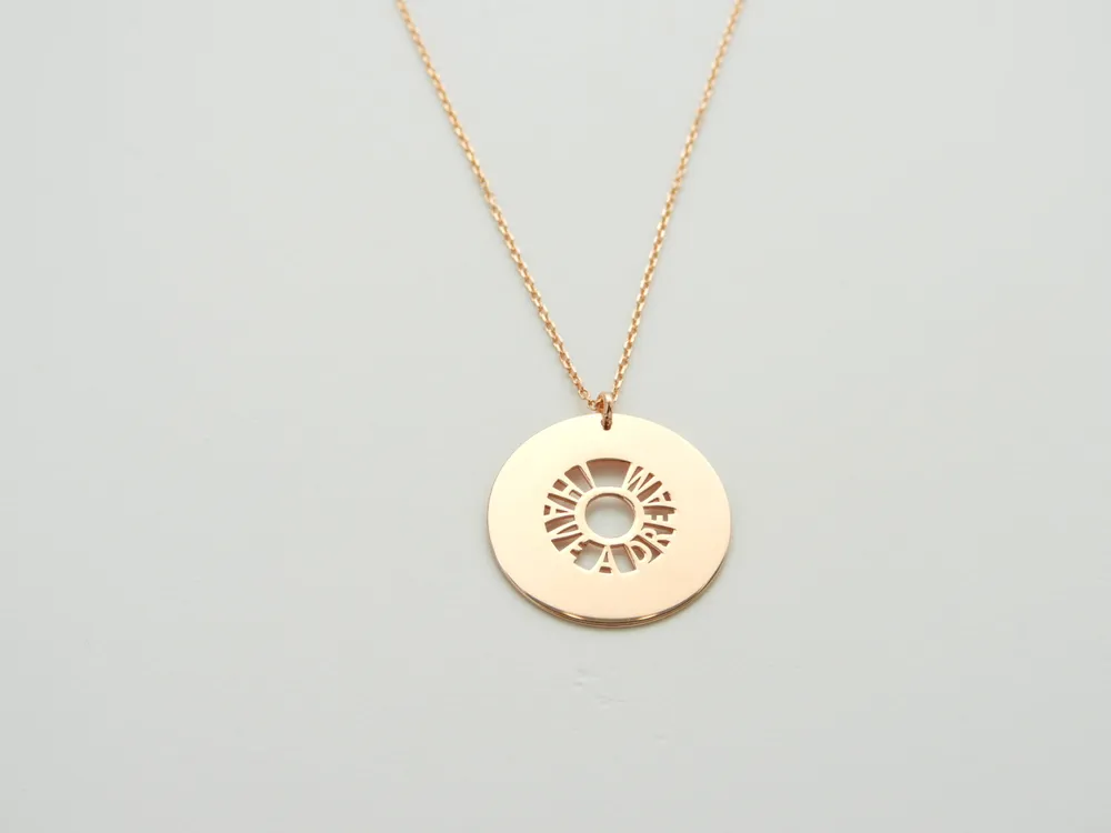 Kurshuni Rose Gold I Have A Dream Necklace