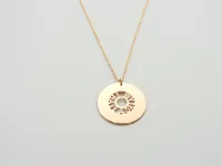 Kurshuni Rose Gold I Have A Dream Necklace