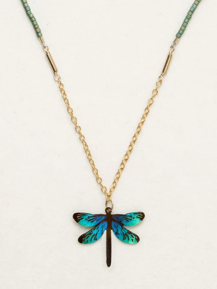 Holly Yashi Dragonfly Dreams Necklace Turquoise