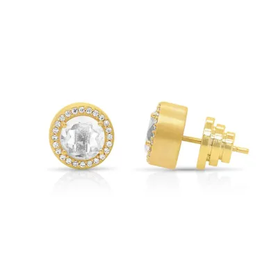 Dean Davidson Quartz Signature Pave Halo Studs