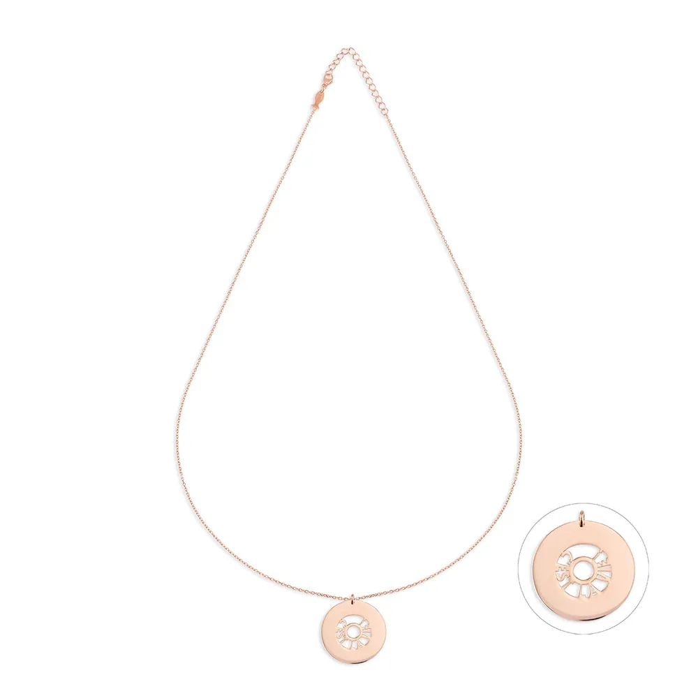 Kurshuni Rose Gold C'est La Vie Necklace