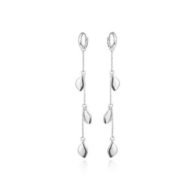 Jenny Bird Silver 'Foli' Drop Earrings