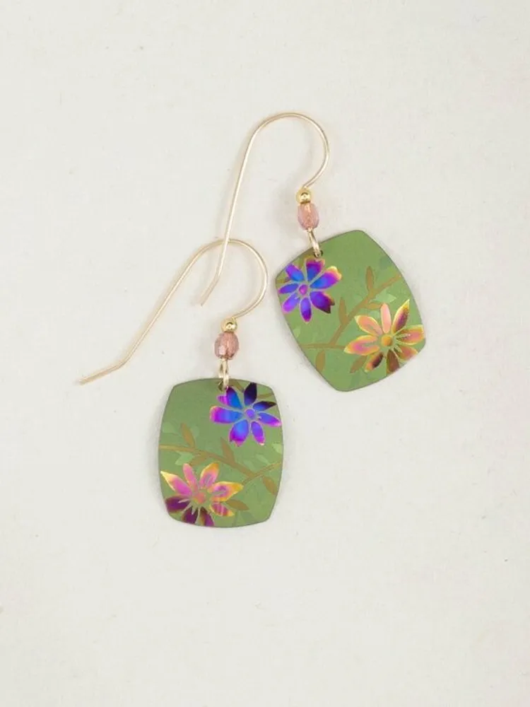 Holly Yashi Green Meadow Earrings