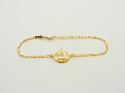 KURSHUNI Gold I FEEL GOOD Bracelet