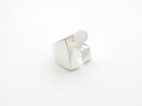 Marseille Silver Multi Geometric Ring Size