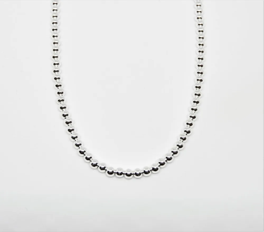 Marseille Sterling Small 3mm Ball Chain Necklace