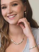 Holly Yashi Gold 'Square Leaf' Earrings