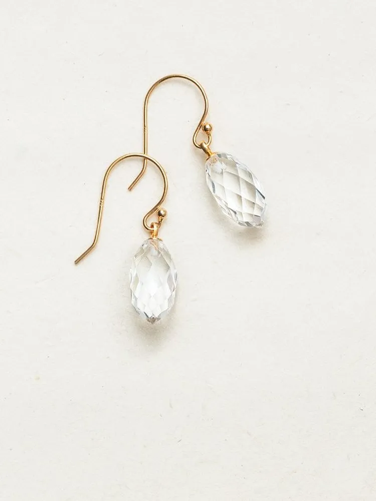 Holly Yashi Clear Gold 'North Star' Earrings