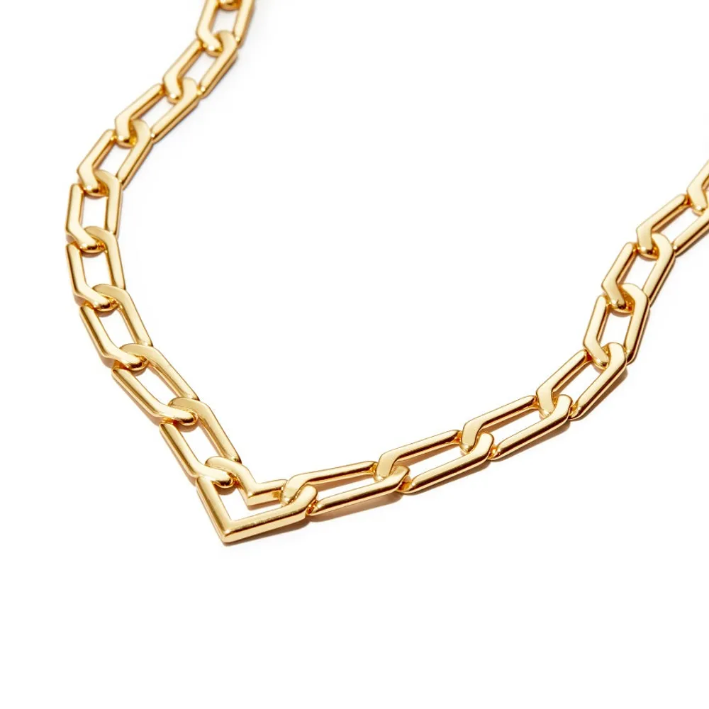 Jenny Bird Gold 'Alma' V Chain