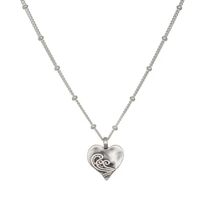 Satya Silver Heart Necklace