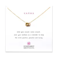 Dogearded Karma 4 Ring Necklace