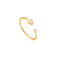 Ania Haie Gold Midnight Adjustable Ring