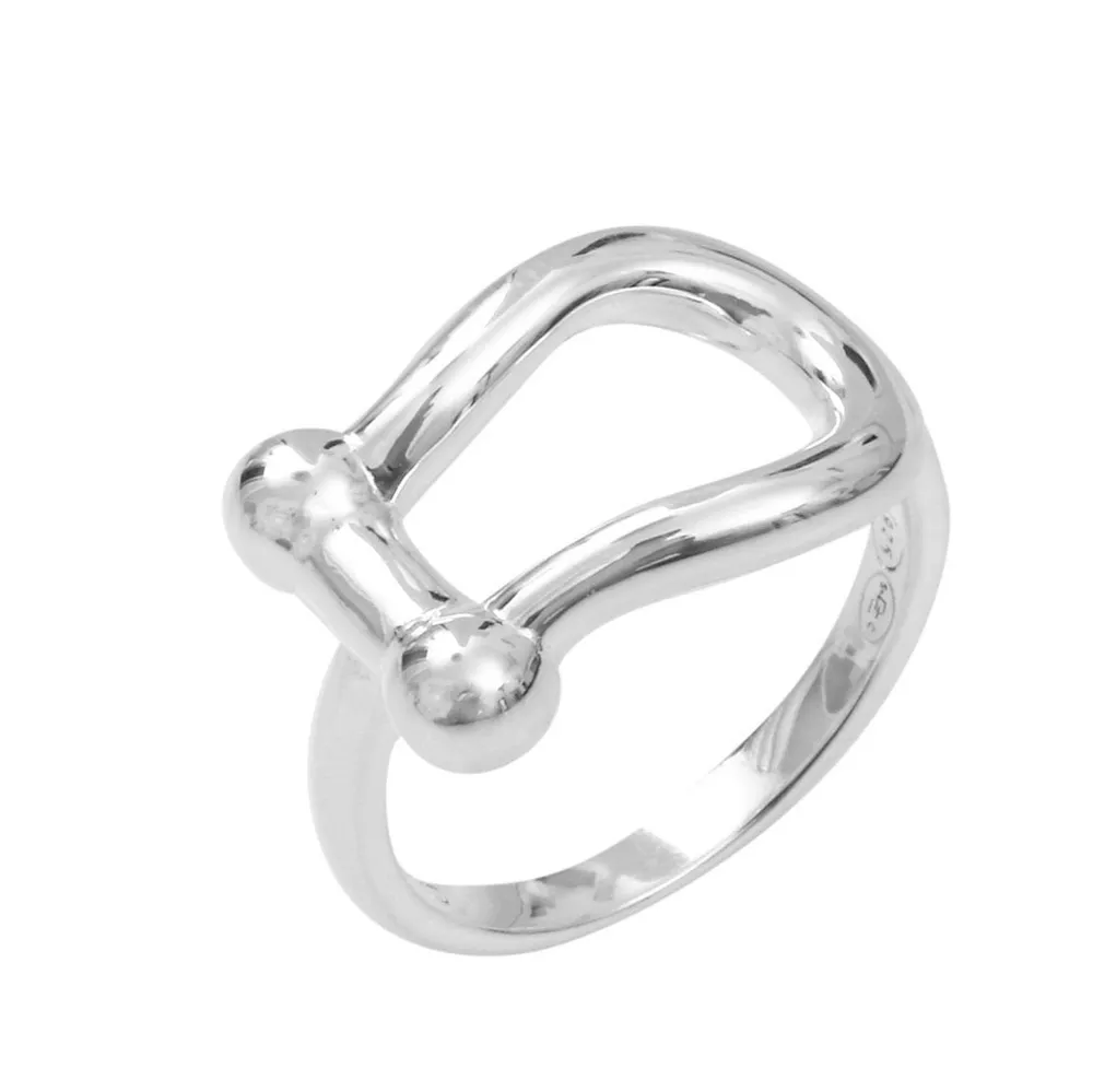 Marseille Sterling Horsebit Ring