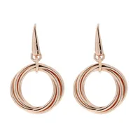 Bronzallure Multi Hoop Dangle Earrings