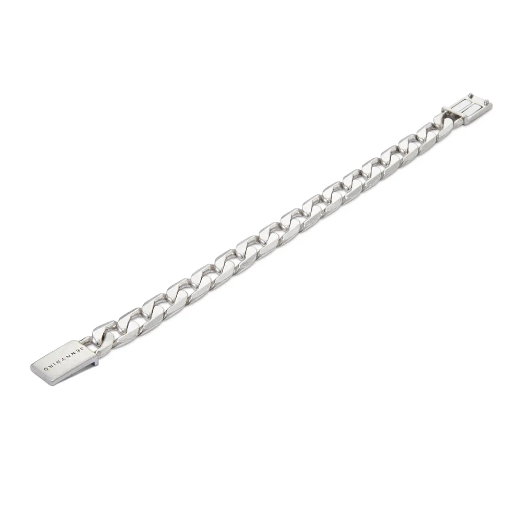 Jenny Bird Silver 'Walter' Curb Chain Bracelet