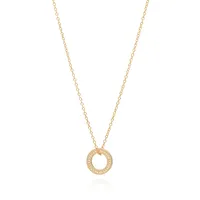 Anna Beck Gold Circle of Life Charity Necklace