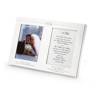 Vera Wang by Wedgwood Infinity Double Invite Frame