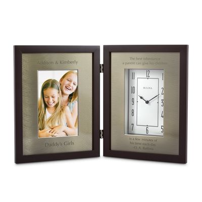 Bulova Winfield Picture Frame Clock