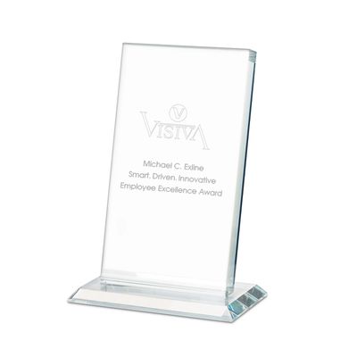 Small Slanted Glass Award