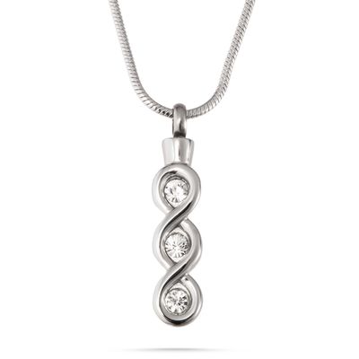 Infinity Urn Pendant Necklace